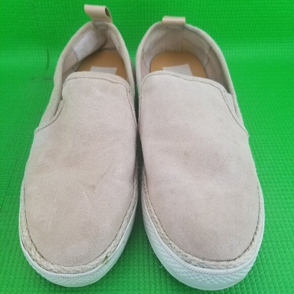 ✅Dolce Vita Travis Blush Suede Espadrille Platform Slip-On Shoes Women's Size 8 - Picture 4 of 15